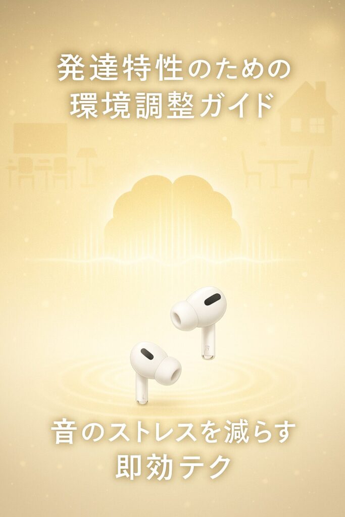 発達特性と環境調整についてのイラストです。