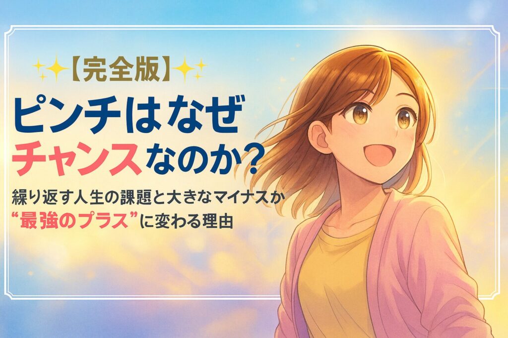 前向きな女性のイラストです。