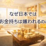 なぜ日本では「お金持ちは嫌われる」のか─ 清貧思想と潜在意識が豊かさを遠ざける理由