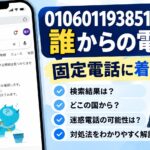 0106011938510821は誰からの電話？固定電話に着信！検索結果と対処法を紹介