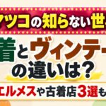 【マツコの知らない世界】古着とヴィンテージの違いは？高額エルメスや古着店3選も紹介！(10月13日放送回）